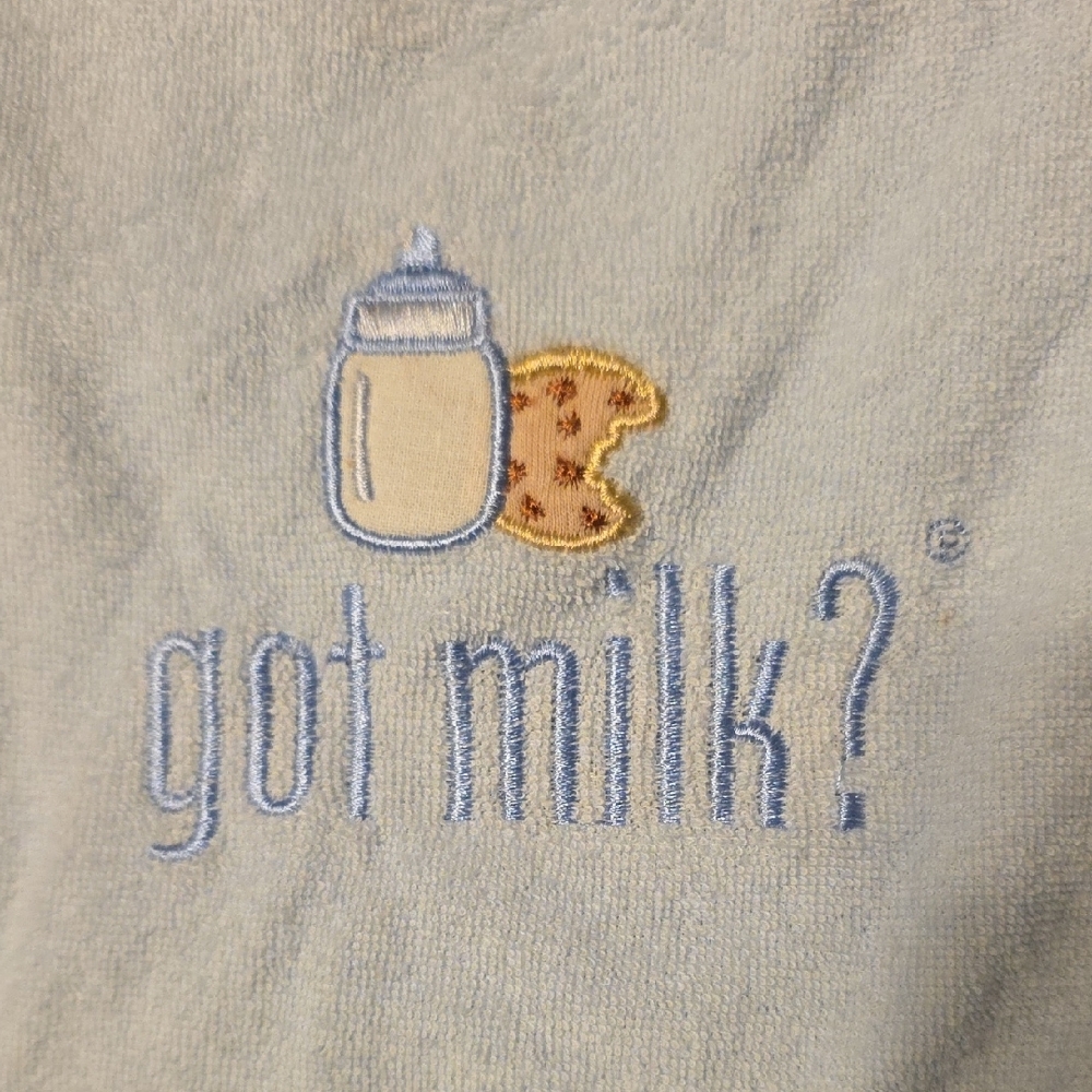 Baby Bib - Soft Blue - Picture 2 of 3